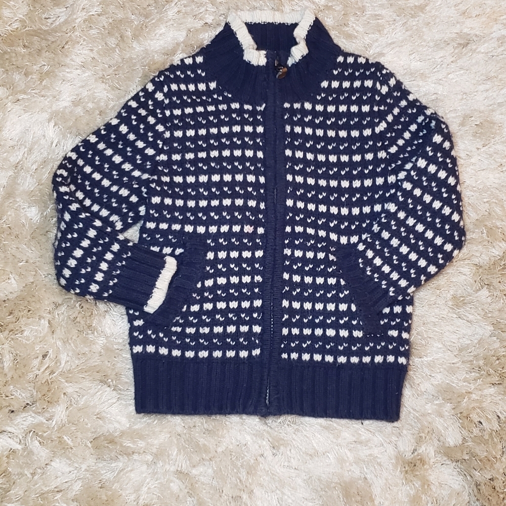 3/$21 2-4Y ZIP FRONT SWEATER